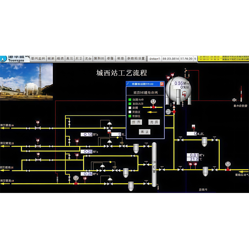 Gas remote data acquisition and monitoring system (SCADA)