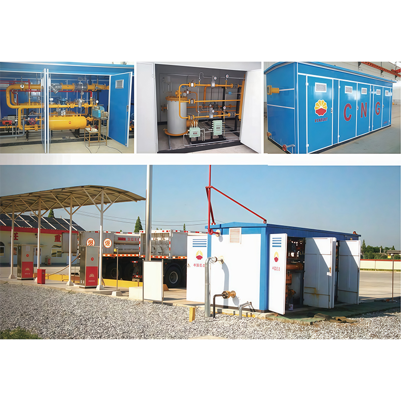 CNG pressure regulating station