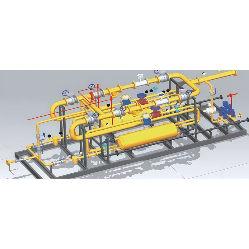 CNG pressure regulating station