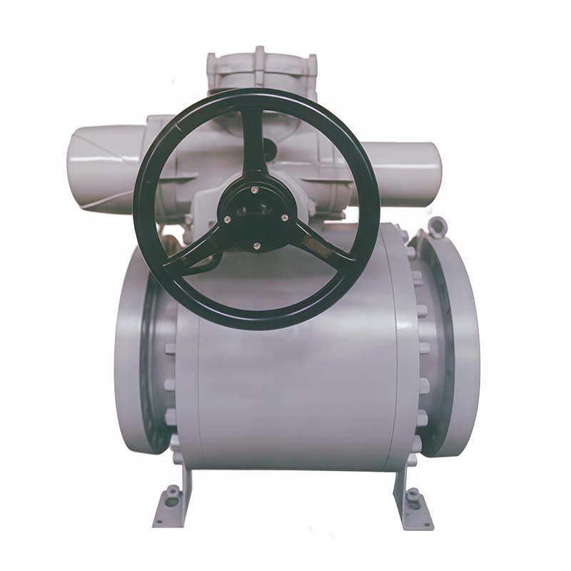 Fixed forged steel ball valve
