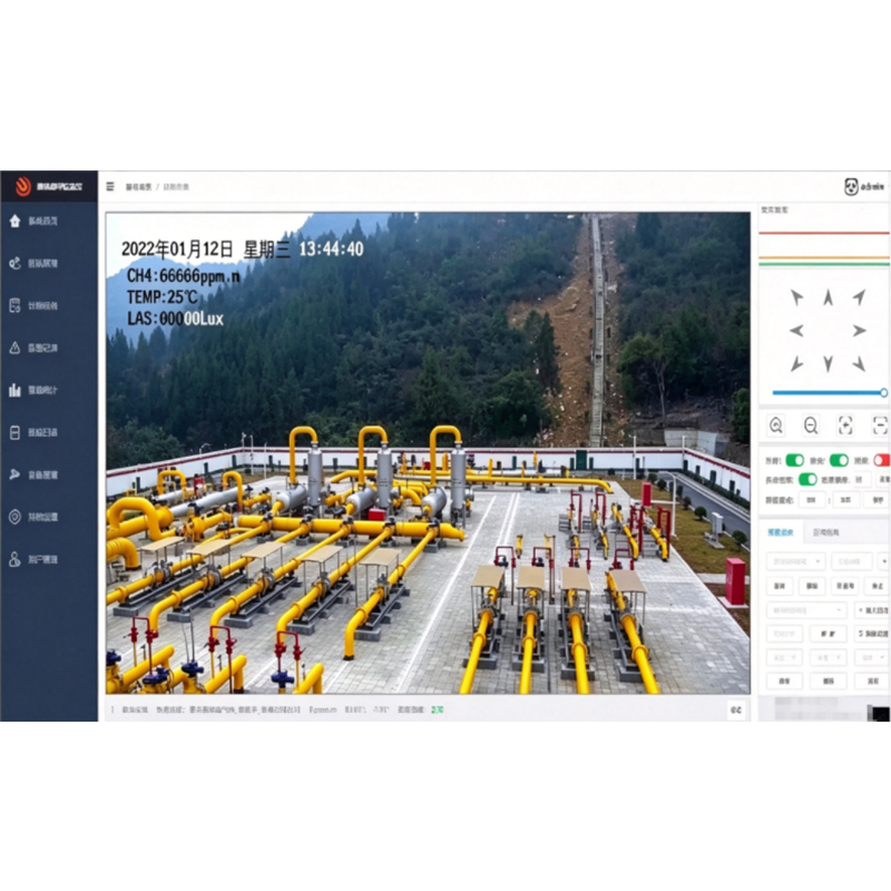 Laser gimbal methane telemetry system (AI upgraded version)
