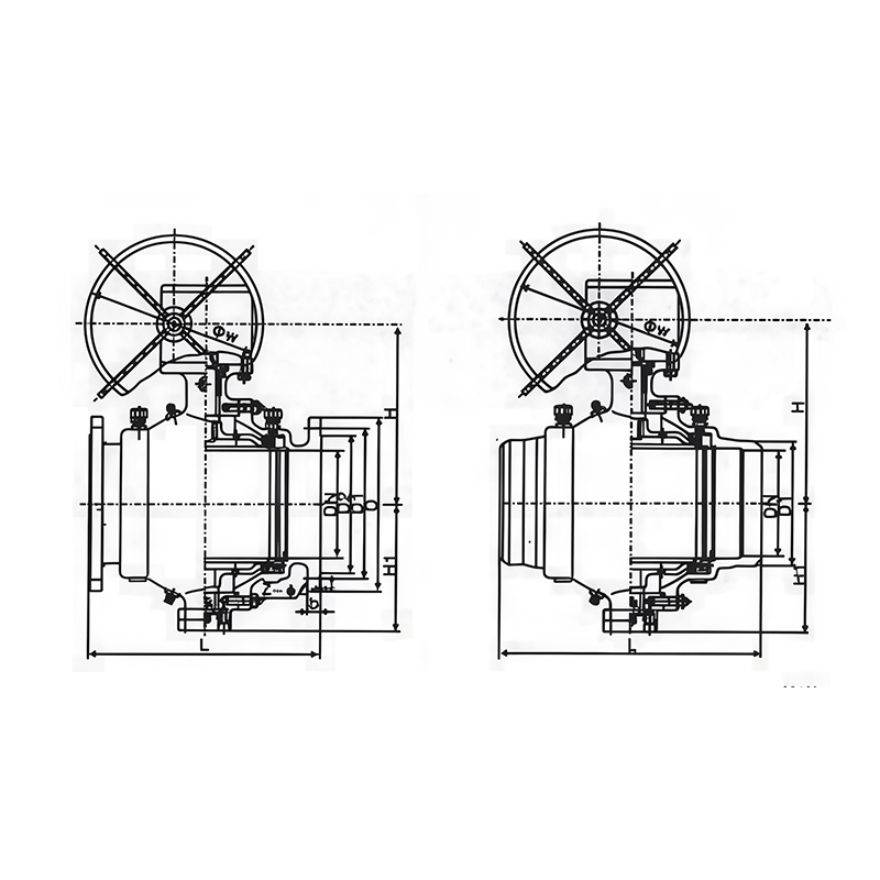 Soft-sealed fixed ball valve